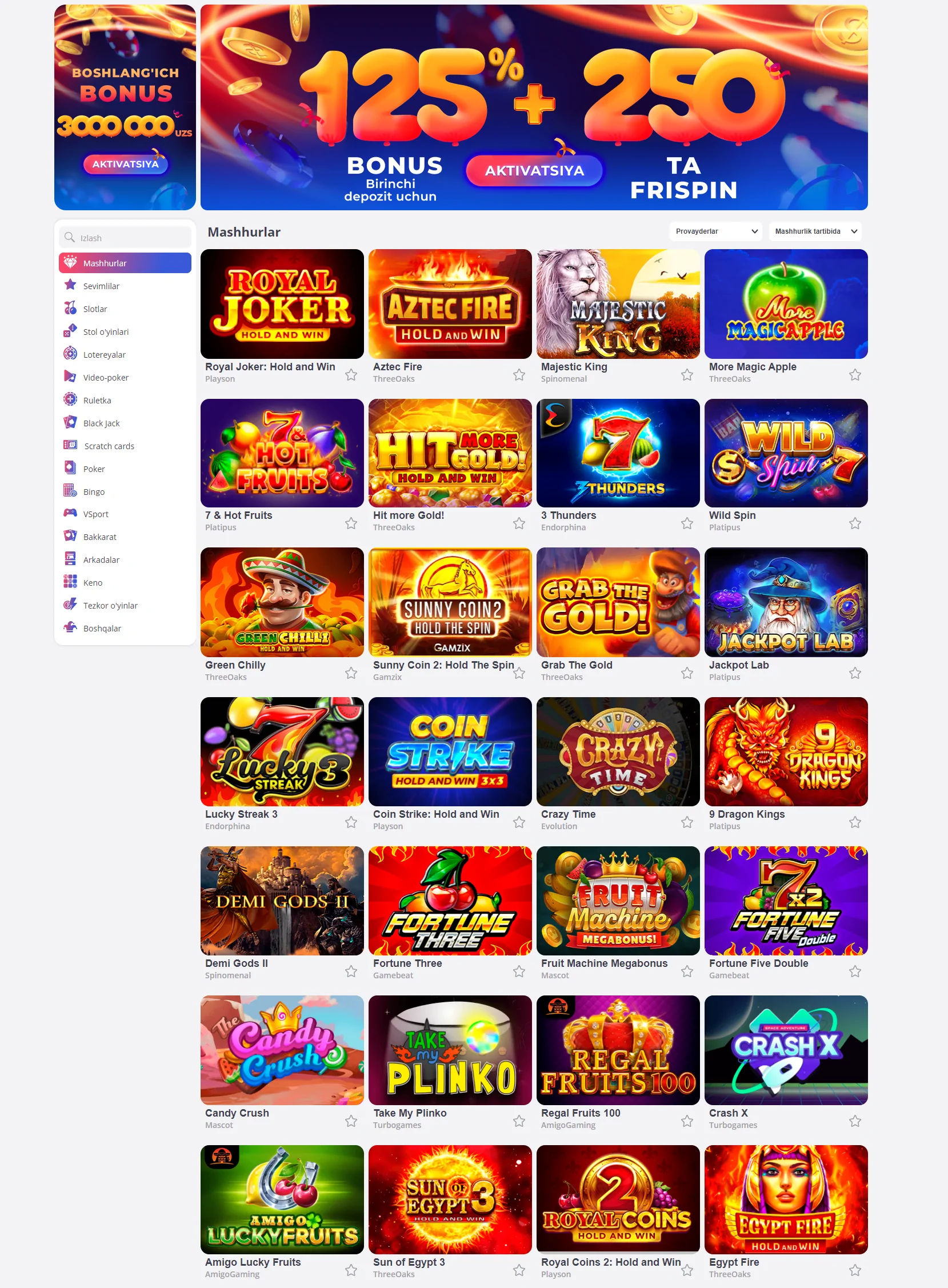 Glory Casino - O'zbekistondagi qimor o'yinlarining ulug'vorligi